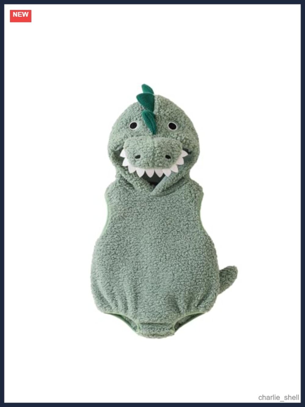 Baby Dinosaur Costume Cute Sleeveless Romper with Hat and Tail